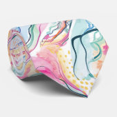 Lente organische textuur met stromende golvende vo stropdas (Opgerold)