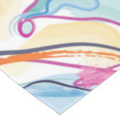 Lente organische textuur met stromende golvende vo tafelkleed (Gekanteld)