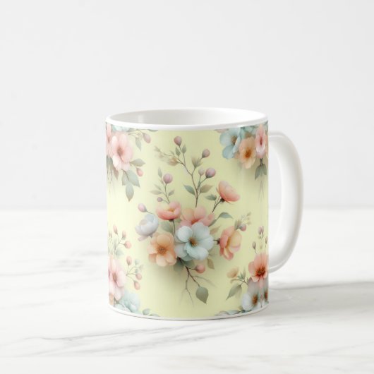 Lente Paasbloemen Koffiemok (Voorkant rechts)