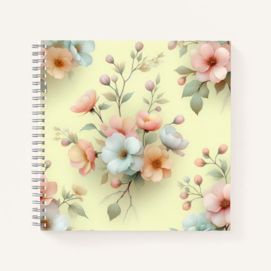 Lente Paasbloemen Notitieboek (Voorkant)