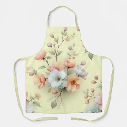 Lente Paasbloemen Schort (Voorkant)