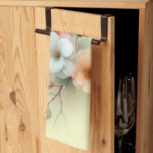 Lente Paasbloemen Theedoek (Derde Gevouwen)