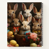 lente paaseiermand konijnenhop notitieboek (Achterkant)