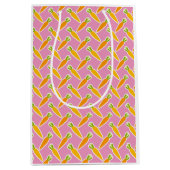 Lente Paashaas Wortelen Roze Kinder Healthy Fun Medium Cadeauzakje (Voorkant)