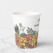 Lente Pasen Baby shower Papieren Bekers (Voorkant)