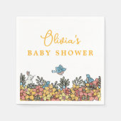 Lente Pasen Baby shower Servet (Voorkant)