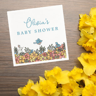 Lente Pasen Baby shower Servet