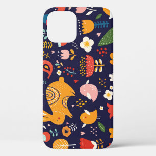 Lente Pasen: bloemen, konijntjes collectie Case-Mate iPhone Case