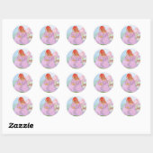 Lente Pasen Fairy Bunny Sticker (Vel)