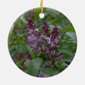 Lente/Pasen: Japonica/Lila Keramisch Ornament