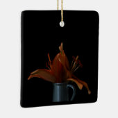 Lente/Pasen: Lilies en bijen Keramisch Ornament (Rechts)