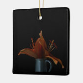 Lente/Pasen: Lilies en bijen Keramisch Ornament (Links)