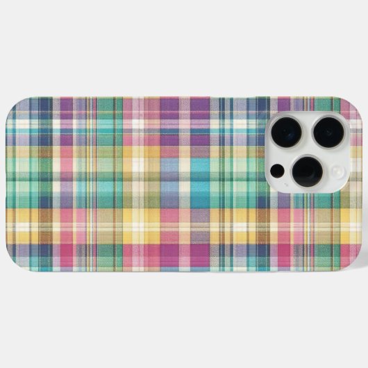 Lente/Pasen pastel plaid/tartan Case-Mate iPhone Case (Achterkant (horizontaal))