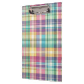Lente/Pasen pastel plaid/tartan Klembord (Links)