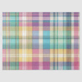 Lente/Pasen pastel plaid/tartan Tissuepapier (Voorkant)