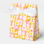 Lente Pasen Patchwork Bedankdoosjes (Voorkant Zijde)