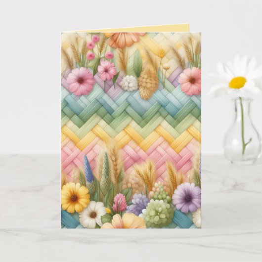Lente Pasen Vreugde Kaart (Kleine Plant)