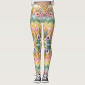 Lente Pasen Vreugde Leggings (Voorkant)
