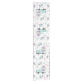 Lente Pasen Waterverf elementen Korte Tafelloper (Voorkant)