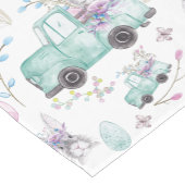 Lente Pasen Waterverf elementen Korte Tafelloper (Hoek)