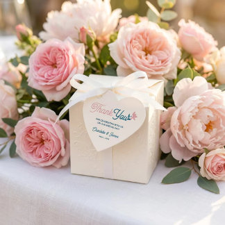 Lente Pastel Bloemblaadjes Favor Tags Bedankjes Labels