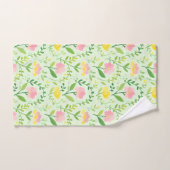 Lente Pastel Bloemmotief Bad Handdoek (Handdoek)