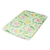 Lente Pastel Bloemmotief Badmat (Gekanteld)