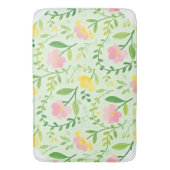 Lente Pastel Bloemmotief Badmat (Voorkant Verticaal)