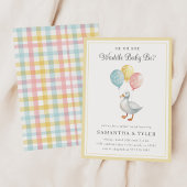 Lente Pastel Eend Geslacht Reveal Kaart