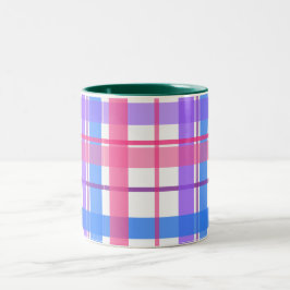Lente Pastel Geruite Mok