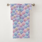 Lente Pastel Hydrangea's en Diamanten Handdoeken S (Insitu)