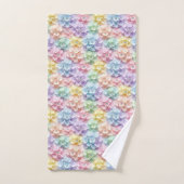 Lente Pastel Hydrangea's en Diamanten Handdoeken S (Handdoek)