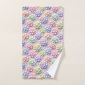 Lente Pastel Hydrangea's en Diamanten Handdoeken S (Handdoek)