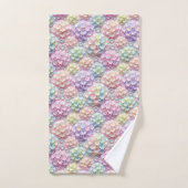Lente Pastel Hydrangea's en Diamanten Handdoeken S (Handdoek)