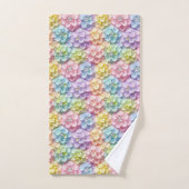 Lente Pastel Hydrangea's en Diamanten Handdoeken S (Handdoek)