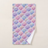Lente Pastel Hydrangea's en Diamanten Handdoeken S (Handdoek)