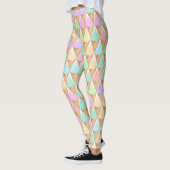 Lente Pastel Ijsje Print Leggings (Links)