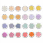 Lente Pastel Kleurenpalet Bullet Journal Sticker (Voorkant)