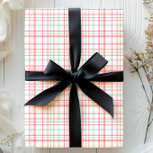 Lente Pastel Plaid Patroon Inpakpapier