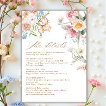 Lente pastelkleurige bloemige wilde bloemen trouwd