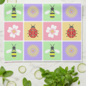 Lente Patches Keukenhanddoek (Gevouwen)