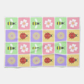 Lente Patches Keukenhanddoek (Horizontaal)