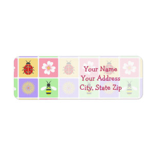 Lente Patches Retouradres Label