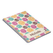 Lente Patroon - Boho Bright op maat Notitieboek (Rechterzijde)