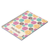 Lente Patroon - Boho Bright op maat Notitieboek (Linkerzijde)