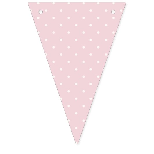 Lente Polka Stippen Micro | Zachte Blos Vlaggetjes (Eerste vlag)