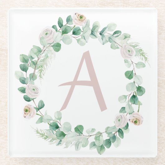 Lente pony's met aanpasbare brief glazen onderzetter (Voorkant)