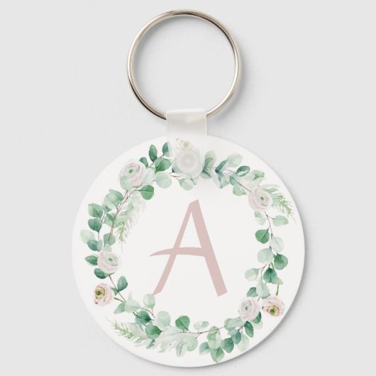 Lente pony's met aanpasbare brief sleutelhanger (Voorkant)