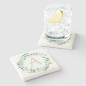 Lente pony's met aanpasbare brief stenen onderzetter (Zijkant)