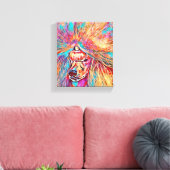 Lente Poodle Canvas Afdruk (Insitu (Woonkamer))